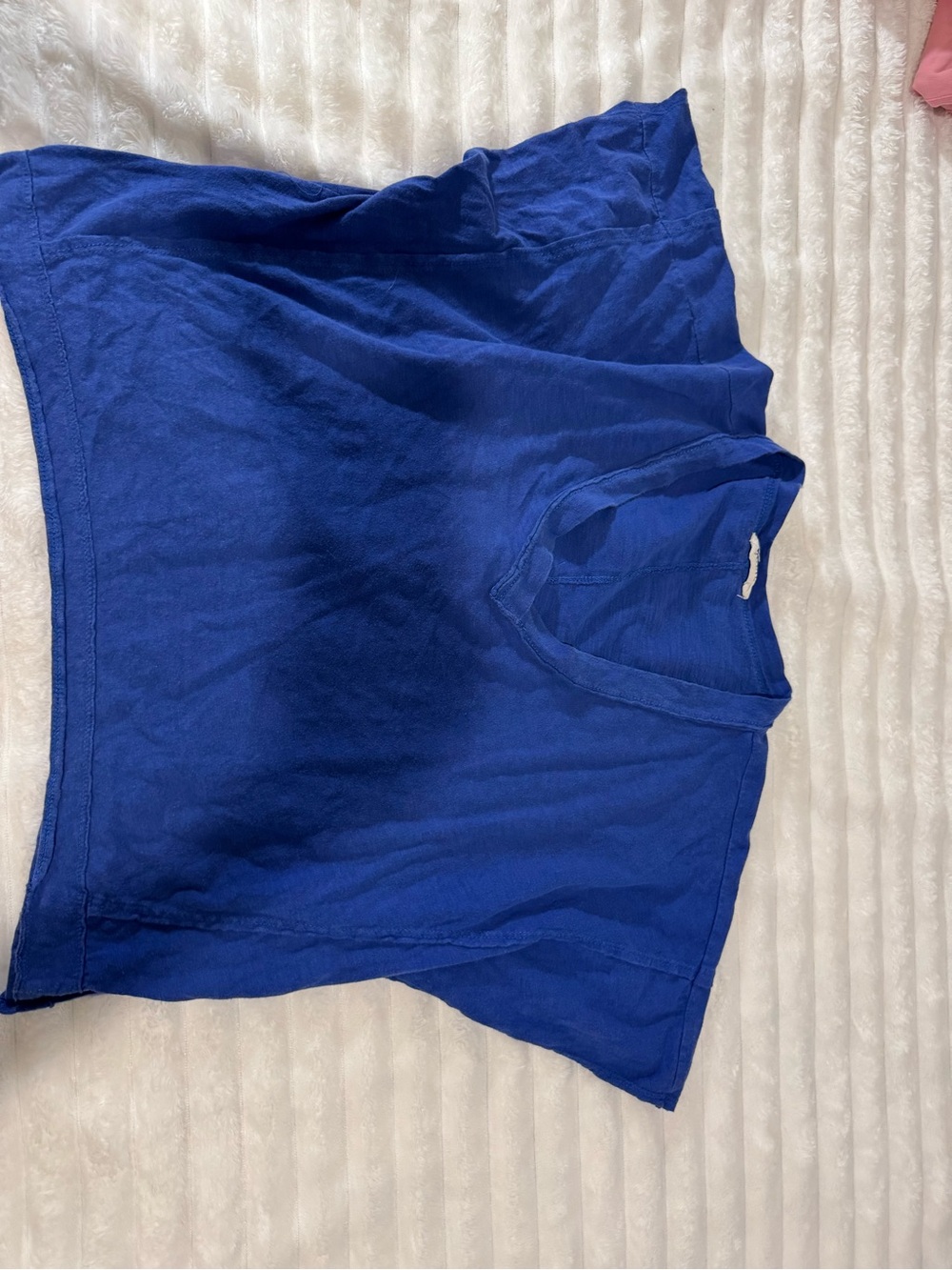 Jolie Royal Blue Women's Short Sleeve Top